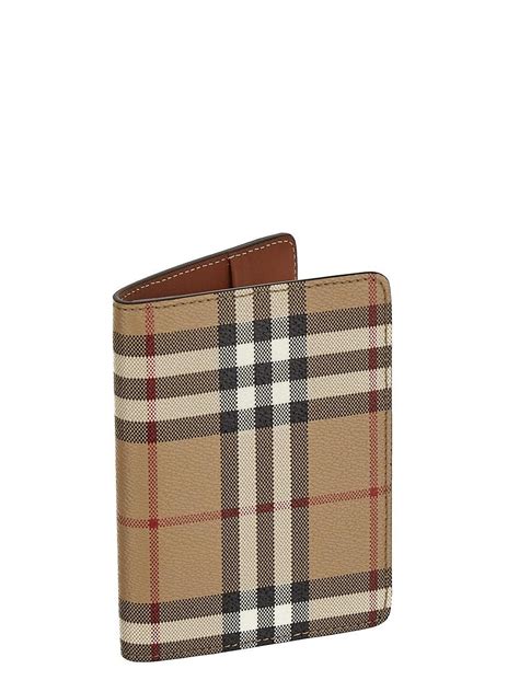 burberry check passport holder|burberry men's wallets on sale.